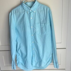 American Eagle Outfitters Sky Blue Casual Shirt